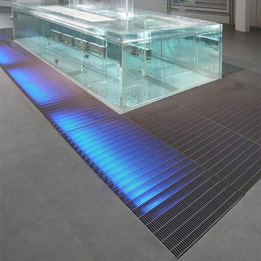 LF heel proof floor grating Siemens Crystal Barrot