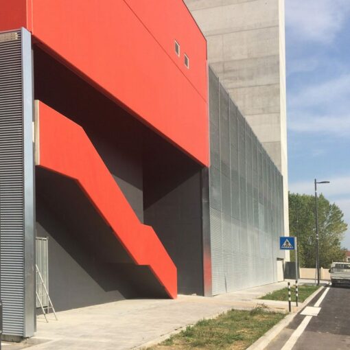 LF Italia 80 wall cladding louvre V