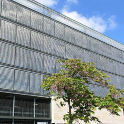Stereo kinetic wall cladding olympia dundee car park 06