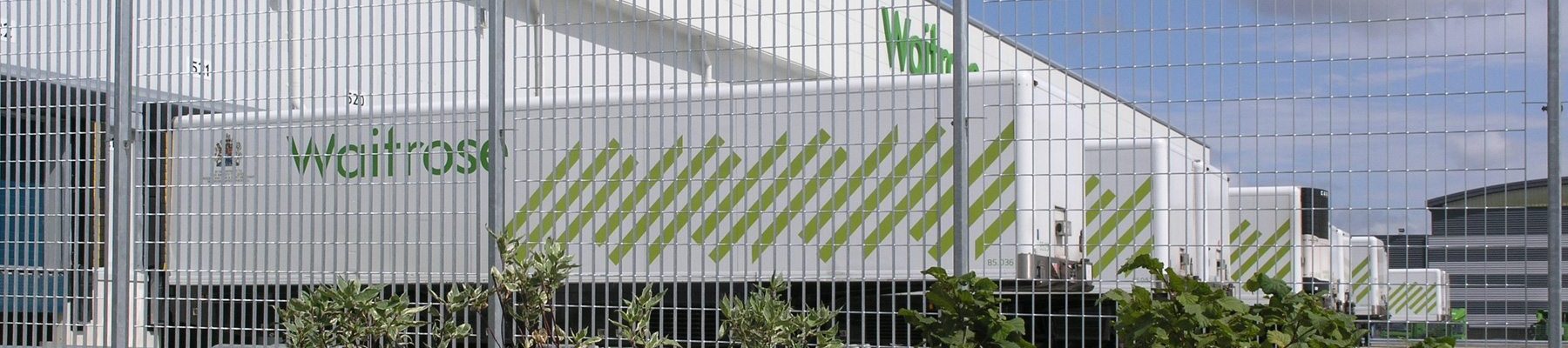 Roma 3 grating fence Waitrose distribution 2 Roma 3 grating fence Waitrose distribution 2