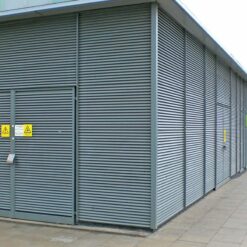Louvred wall cladding Italia 100 The Rock 10