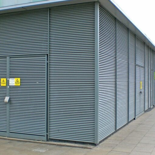Louvred wall cladding Italia 100 The Rock 10