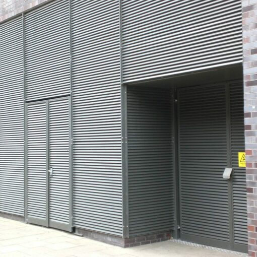 Louvred wall cladding Italia 100 The Rock 3