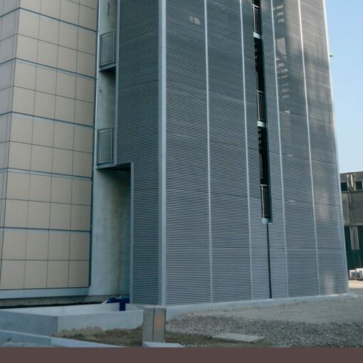 Italia-80 steel louvres wall cladding