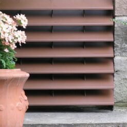 DletaMax steel louvre for wall cladding 1