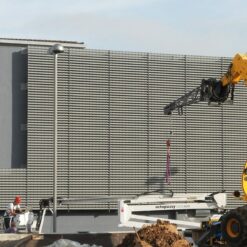 DletaMax steel louvre for wall cladding 5