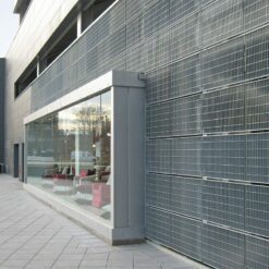 Terra 34 steel grating panel wall cladding car park Ikea 1