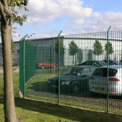 Roma 4HS security grating fence with craked top 3