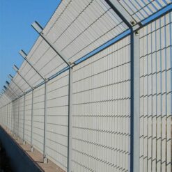 Roma 4HS security grating fence with cranked top