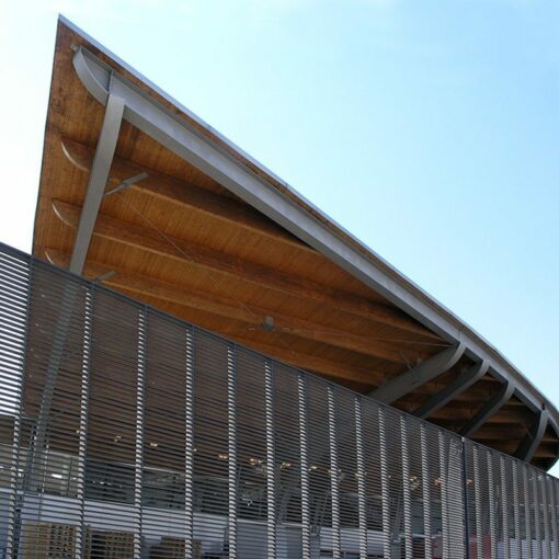 Torino pressure locked steel grating fence 5