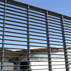 Torino pressure locked steel grating fence 9