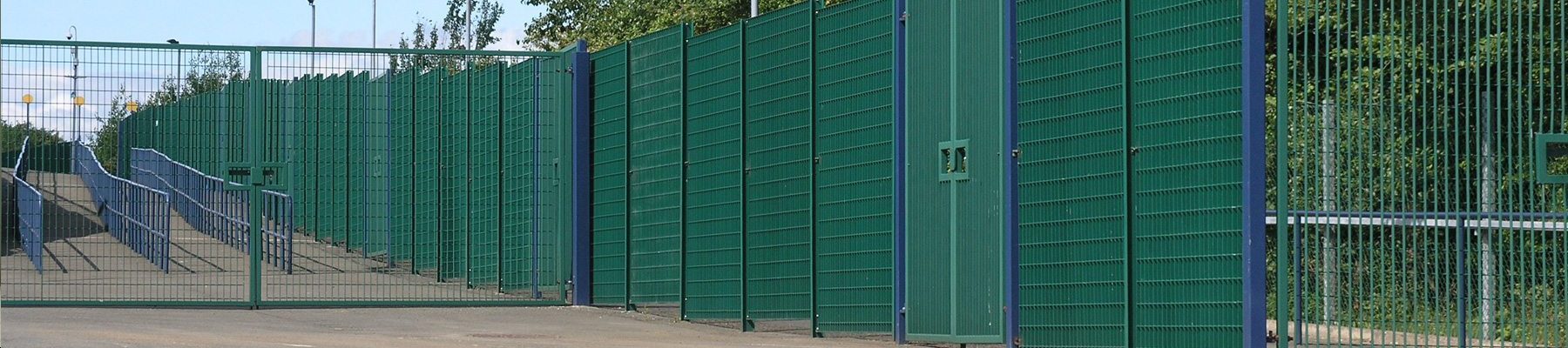 banner HS security fencing Hampden Park Stadium banner HS security fencing Hampden Park Stadium