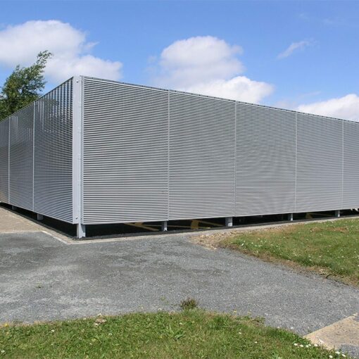 DeltaWing 100 bin store compound fencing Livingston 14