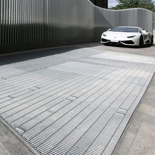 LangFulton pressure locked open mesh floor grating The Zig Zag Building 6