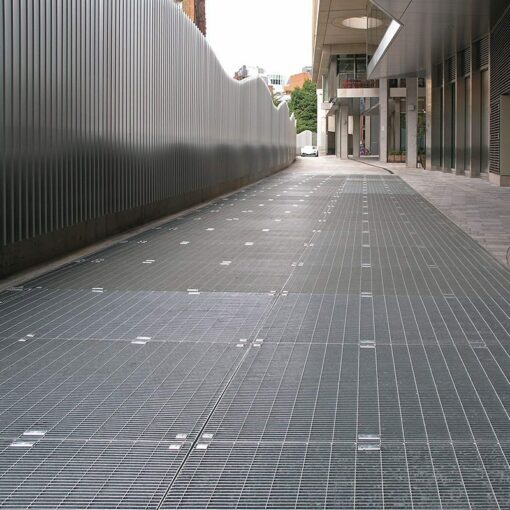 LangFulton pressure locked open mesh floor grating The Zig Zag Building 8