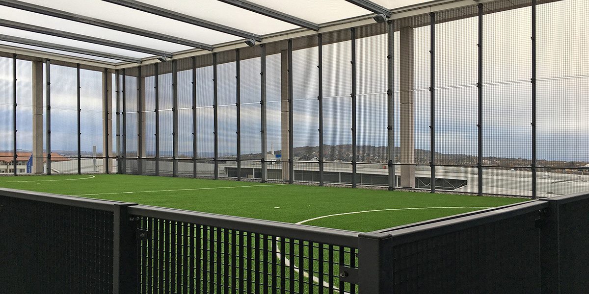 MUGA Verona roof top sports area Boroughmuir news2 MUGA Verona roof top sports area Boroughmuir news2