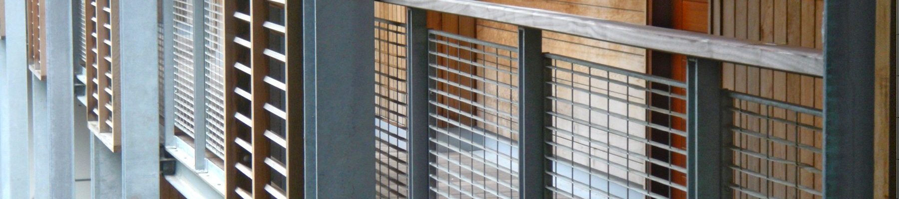 Micro 34 balcony balustrade Benyon Wharf banner 2 Micro 34 balcony balustrade Benyon Wharf banner 2