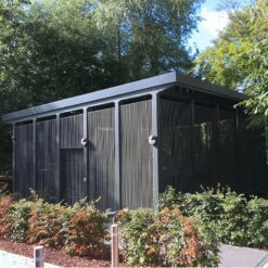 secure cycle shelter Italia 80V 5