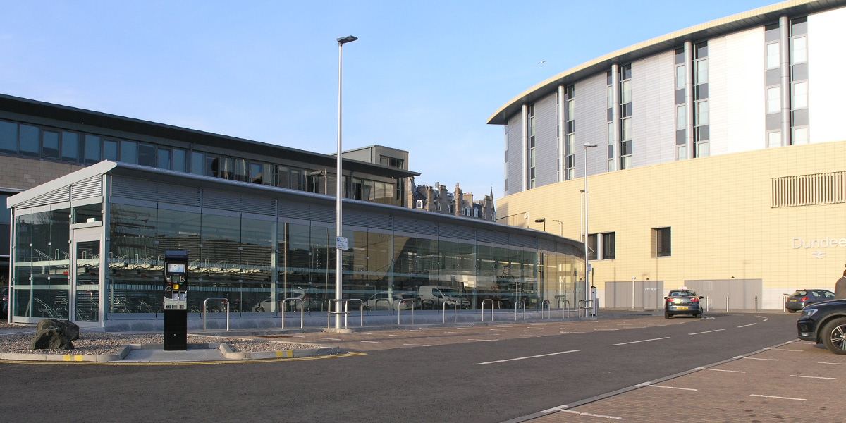 Dundee station cycle hub news Dundee station cycle hub news
