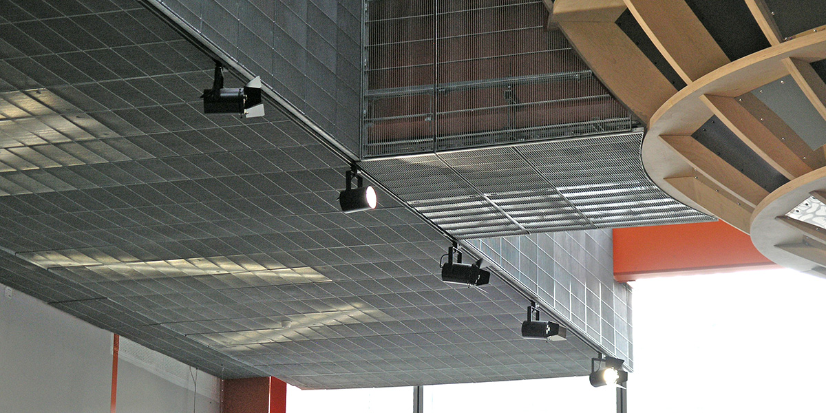 Ceiling panels Stretto 11 grating soffit and fascia cladding Here East news1 Ceiling panels Stretto 11 grating soffit and fascia cladding Here East news1