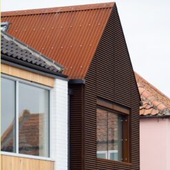 corten steel wall cladding Wells 1